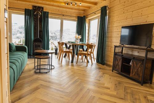Koplietošanas atpūtas telpa ar TV, Stodoła pod Pilskiem (Stodola pod Pilskiem) in Krzyżowa (Silesian)