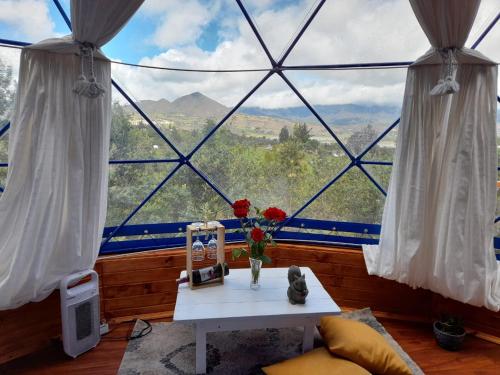 Glamping blue. in Guatavita