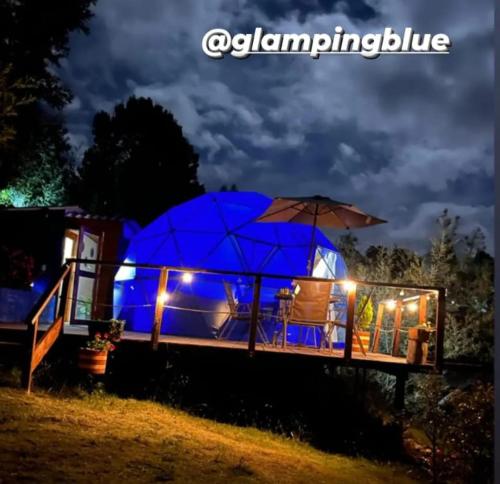 Glamping blue. in Guatavita