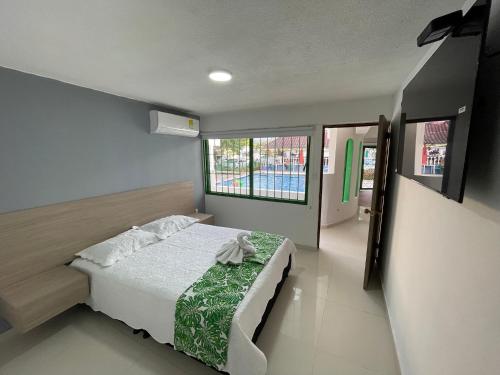 1 double bed