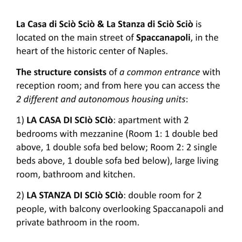 La Casa di Sciò Sciò & La Stanza di Sciò Sciò 4