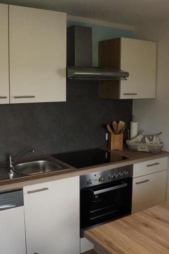 廚房, Fewo "Elsa" Reichmannsdorf - Brötchenservice (Fewo "Elsa" Reichmannsdorf - Brotchenservice) in 施呂瑟爾費爾德