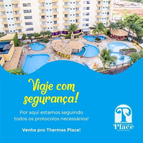 Apartamento Kitnet no Thermas Place perto do centro Caldas Novas