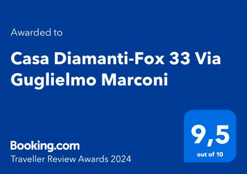 Casa Diamanti-Fox 33 Via Guglielmo Marconi