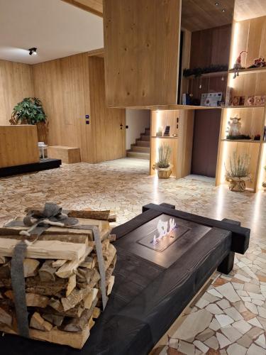 Koplietošanas atpūtas telpa ar TV, Ama Dolomiti - Residence in Vigo Di Cadore