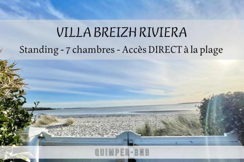 VILLA BREIZH RIVIERA - La plage au bout du jardin ! - Location, gîte - La Forêt-Fouesnant