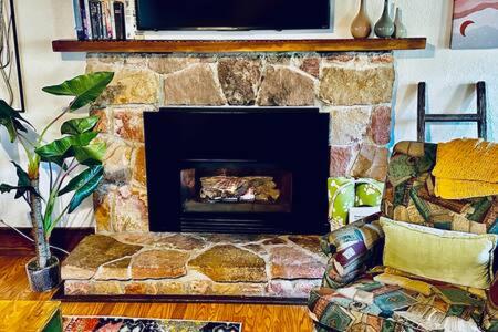 Orange Door Electric Fireplace bbq thumb 2