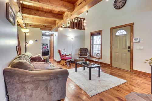 Happy Haven Hill Cabin with Patio and Fire Pit!