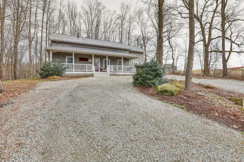 Happy Haven Hill Cabin with Patio and Fire Pit!