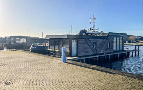 Lake Front Ship In Heeg With Harbor View