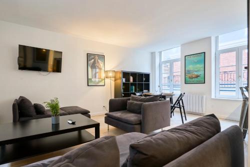 Spacious one bedroom apartment ideally located - Location saisonnière - Lille
