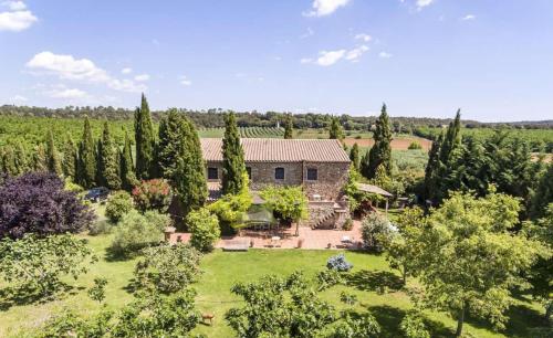 Private country house surrounded by olive trees