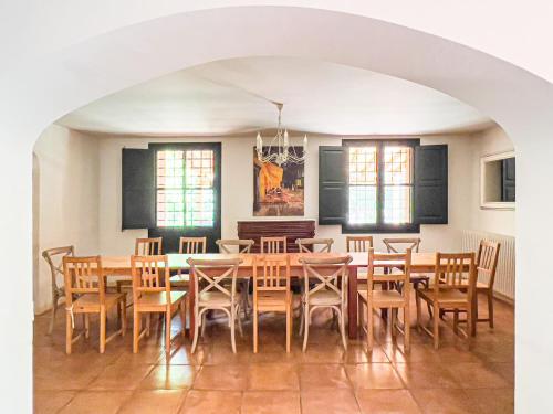 Private country house surrounded by olive trees