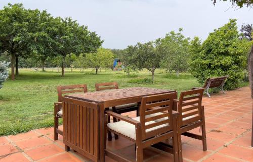 Private country house surrounded by olive trees