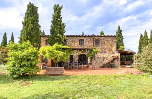 Private country house surrounded by olive trees