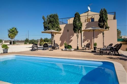 Finca Es Trenc mit Pool I Whirlpool I BBQ I Klima