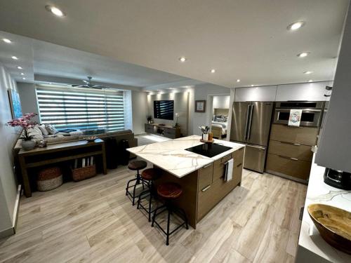 Kitchen, Beachfront Luxury 2 Bedroom at Wyndham Rio Mar, PR in Rio Grande