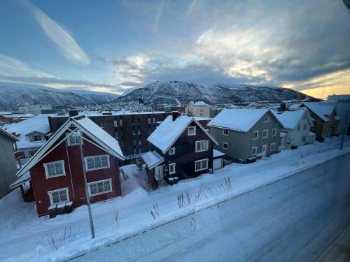Enter Backpack Hotel in Tromsø