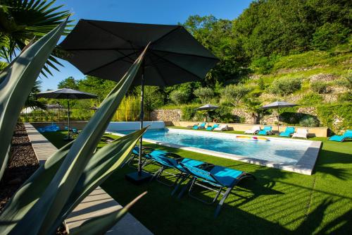 Gîtes du Mas Bel'air ,piscine Chauffée - Location saisonnière - Rosières