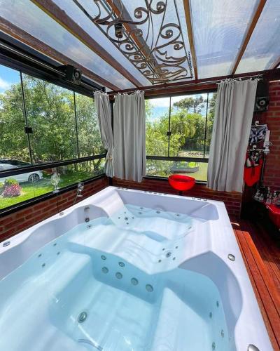 Fürdőszoba, Cabana Aconchego do Recanto in Monte Belo Do Sul