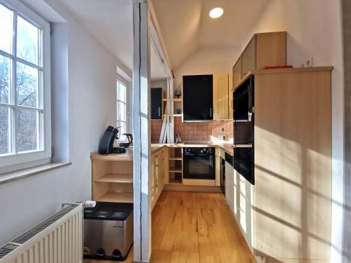 Konyha, BohnApartments Steigerwald - Natur in der Stadt - Vollausstattung - WLAN - Parkplätze (BohnApartments Steigerwald - Natur in der Stadt - Vollausstattung - WLAN - Parkplatze) in Lobervorstadt