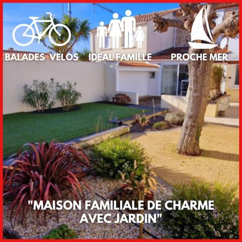 "COCON SAINT HILAIRE" Maison de charme 7 personnes, jardin clos, 5 min plage - Location saisonnière - Talmont-Saint-Hilaire