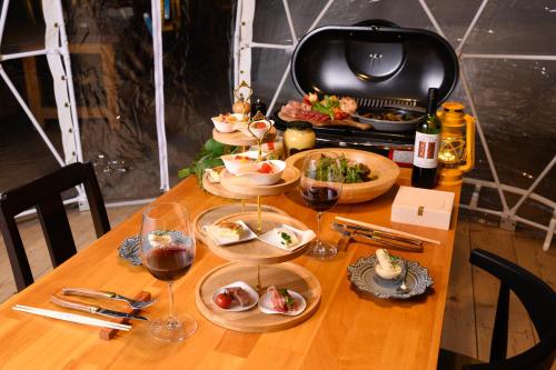 Food and beverages, ファームグランピング　ル・クロ　かいづか　いぶきヴィレッジ in Kishiwada