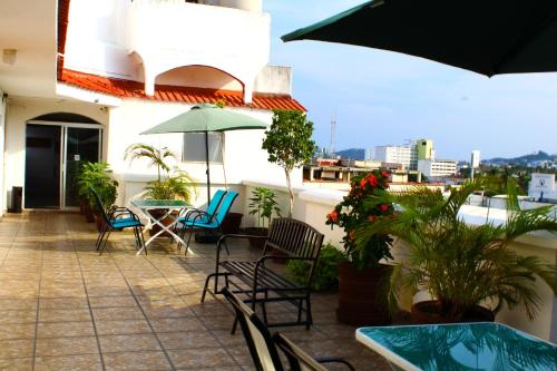 Erkély/terasz, D'Cesar Hotel Acapulco in Acapulco Városközpont