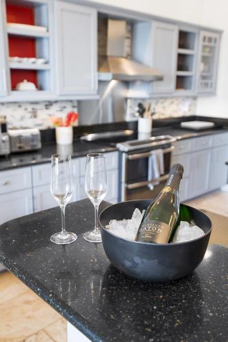 Waterfront Vacation Home with Heated Pool Dock and Beach Nearby Waterfront Vacation Home with Heated Pool Dock and Beach Nearby