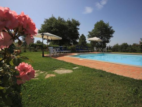 Басейн, Tenuta Angelici Winery Casa Contea with pool and panoramic pool Cortona in Теронтола Дi Кортона