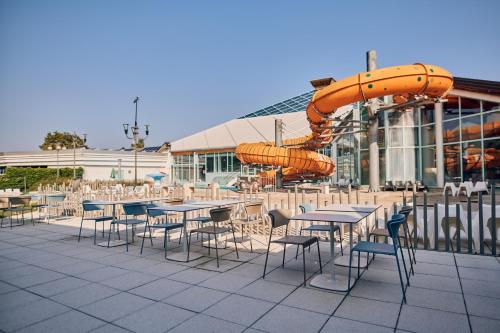 مطعم, Glamping Terme Čatež (Glamping Terme Catez) in Catez Ob Savi