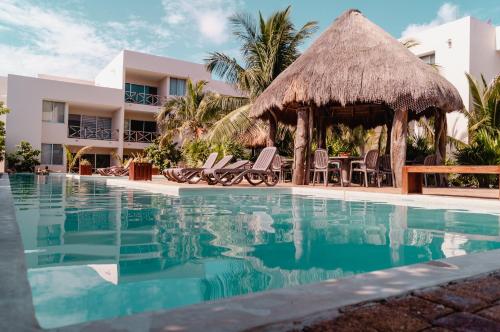 78796 Cozy unit by the Pool, Fiber Optic, 70m to Ocean, Progreso (foto 2)
