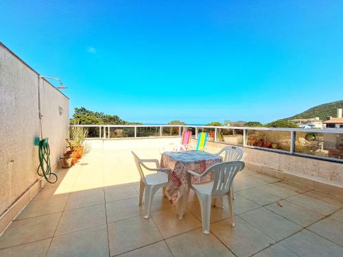 陽台/露台, Cobertura loft, Incrível vista mar! - SBR501A (Cobertura loft, Incrivel vista mar! - SBR501A) in 聖堤荷海灘