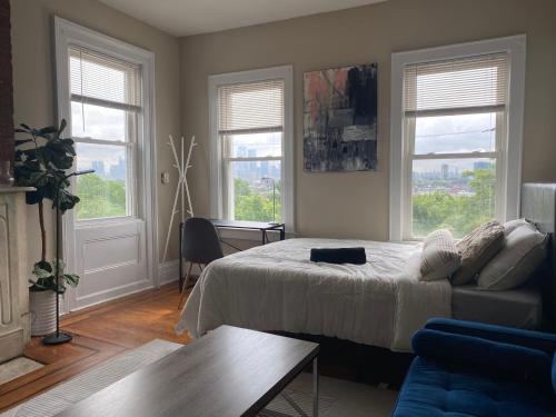 Cozy apartment with city skyline. Easy commute midtown Manhattan. in Jersey City, USA