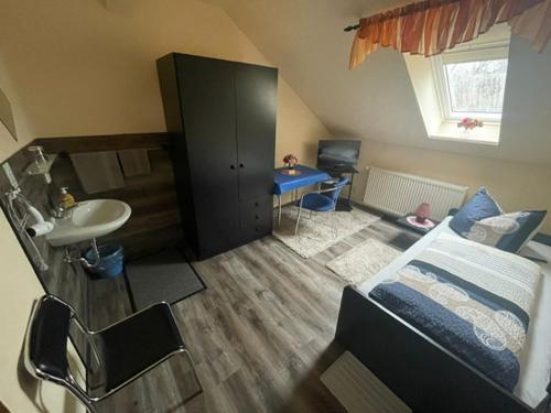 Single Room with Shared Shower and Toilet