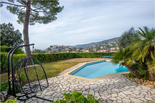 La Joliette - Parking privé et piscine partagée - Location saisonnière - Cabris