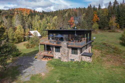 Viesnīcas āriene, Le Repere Etoile au coeur de la nature in Sainte Lucie des Laurentides (QC)