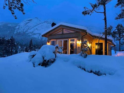 Cosy cabin between lake and mountain in Treungen