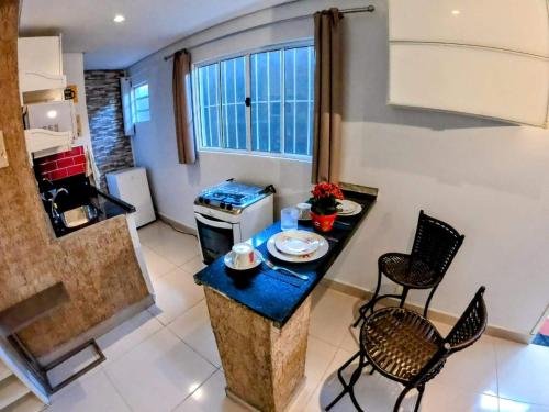 廚房, Pousada Ideal - Estúdios com Cozinha & Terraço Exclusivo - Suítes Econômicas (Pousada Ideal - Estudios com Cozinha & Terraco Exclusivo - Suites Economicas) in 佩里奎
