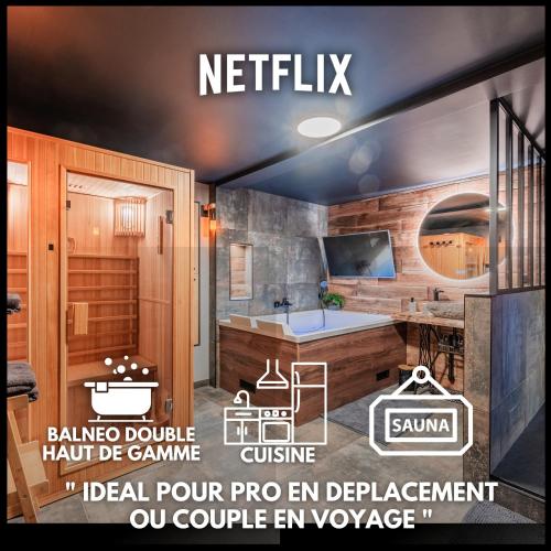 Loft sous les colombages d'Alsace / Sauna / Jacuzzi / Netflix / Wifi - Apartment - Drusenheim