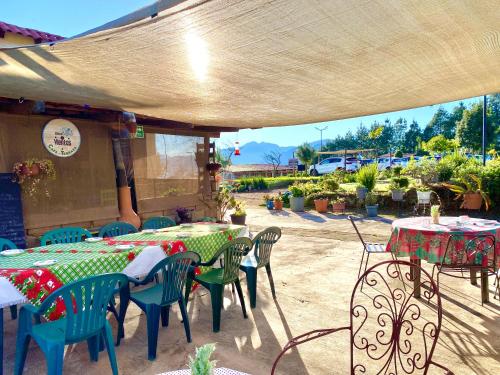 Erkély/terasz, Cabanas Huerta la Mision, Zacatlan in Col San Jose