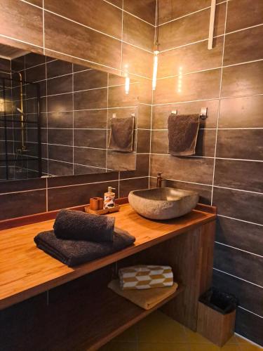 Baño, Villa Tourmaline in Le Marigot