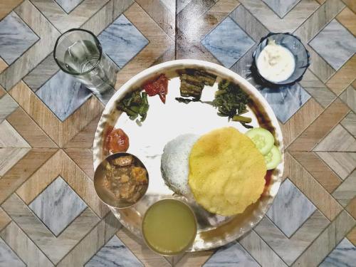 Food and beverages, Laxmi Homestay with main square view in Bhaktapur