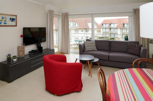 WIND 3C strandappartement voor 4 pers bij zeilclub in Koksijde