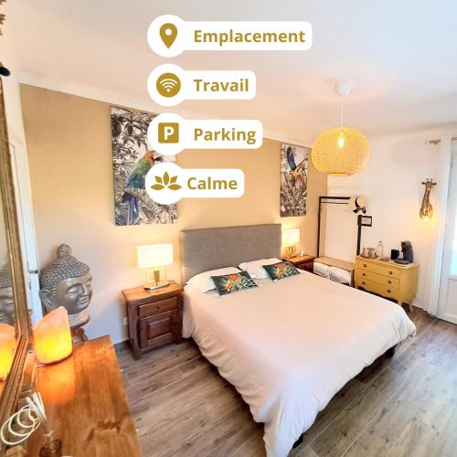 Chambre deluxe Olivièr et Pinedo - Pension de famille - La Valette-du-Var
