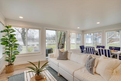 Montpelier Lake House with Deck, Dock and Fireplace!