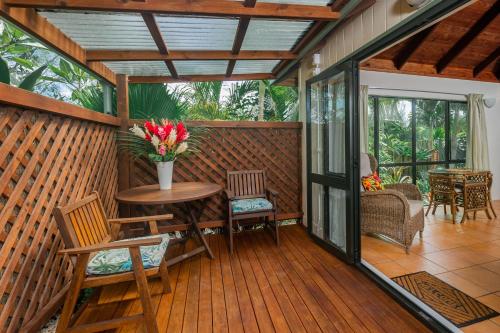 balcon/terasă, The Cooks Oasis Holiday Villas in Rarotonga
