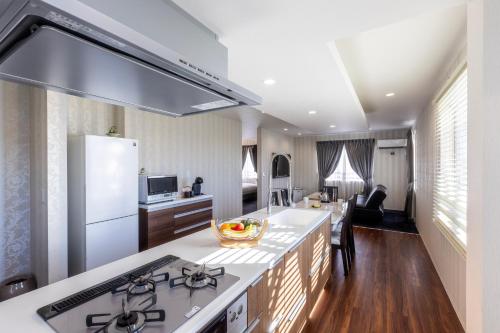 Kitchen, Paprika Hotel in Kisarazu