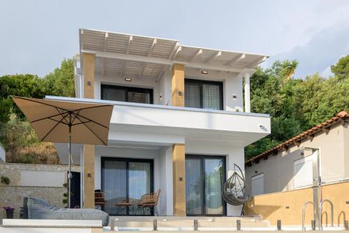 Exterior view, Vrachos Luxury Maisonettes in Paralia (Fanari)