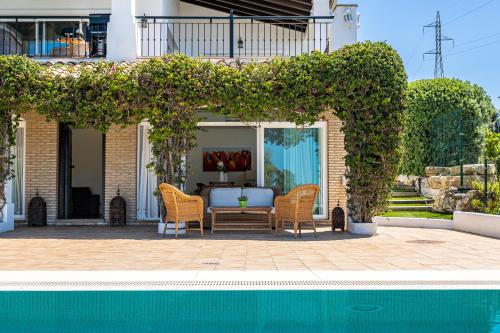Aussicht, Villa La Vista - FAMILY FRIENDLY Private Pool, BBQ, Sauna in Rancho Domingo